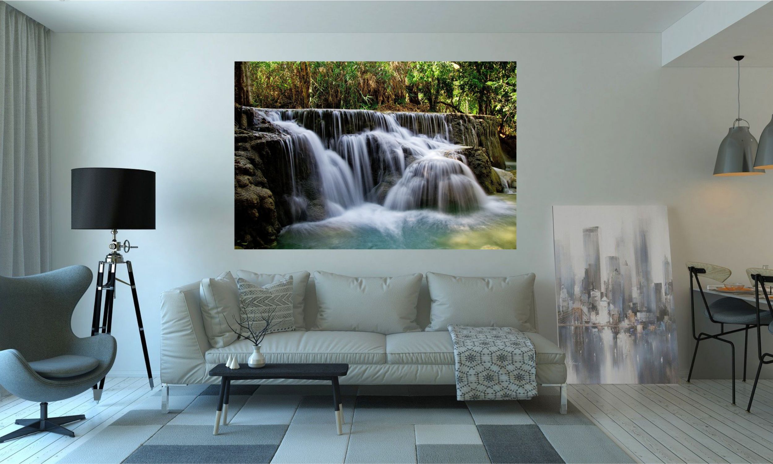 Wandbild "Kuang Si Wasserfall"